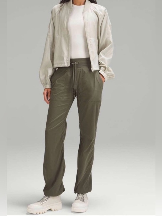 lululemon athletica Pants - Lululemon dance studio mid rise pant army green size 8